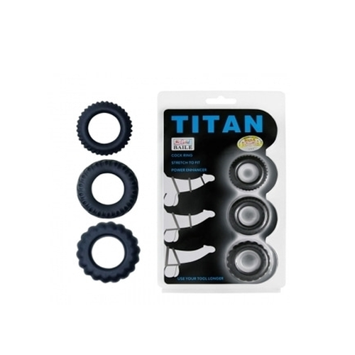 Titan Cock Ring - 타이탄 콕링 3set